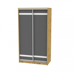 Шкаф-купе Аларти B-230х120х60-2ДВ-Графит-D9D9