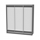 Шкаф-купе Аларти B-230х180х60-1Графит-D10D10D10