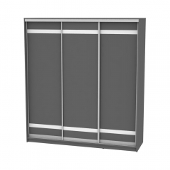 Шкаф-купе Аларти B-230х200х60-3Графит-D9D9D9