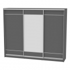 Шкаф-купе Аларти B-230х270х60-3Графит-D7D8D7
