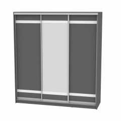 Шкаф-купе Аларти B-230х200х60-1Графит-D9D10D9