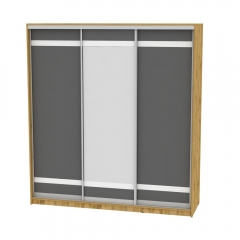 Шкаф-купе Аларти B-220х180х60-2ДВ-Графит-D9D10D9