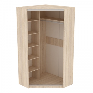 Шкаф-купе Аларти БеллаH92300х1153х1153ДВ-Графит-D9D9