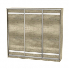 Шкаф-купе Аларти B-230х235х60-3ДКМ-D9D9D9