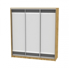 Шкаф-купе Аларти B-220х200х60-3ДВ-Графит-D10D10D10