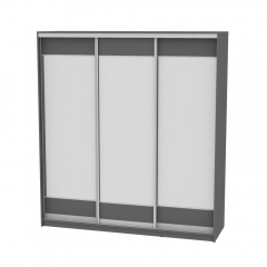 Шкаф-купе Аларти B-230х180х60-3Графит-D8D8D8