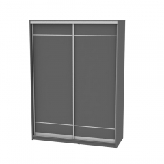 Шкаф-купе Аларти B-220х160х60-1Графит-D7D7