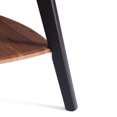 Журнальный стол Tetchair RIO мдф, 65х65х50 см, орех кантри/черный