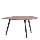 Журнальный стол Tetchair RIMMINI мдф, 77х78х50,4 см, орех кантри/черный