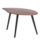 Журнальный стол Tetchair RIMMINI мдф, 77х78х50,4 см, орех кантри/черный