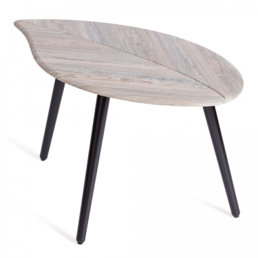 Журнальный стол Tetchair RIMMINI мдф, 77х78х50,4 см, скания темный/черный