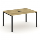 Стол переговорный 1 столешница Рива CONCEPT CN.PRG-013 Дуб Винченцо Черный