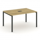 Стол переговорный 1 столешница Рива CONCEPT CN.PRG-014 Дуб Винченцо Антрацит