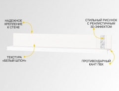Полка навесная лев/прав Витра Николь 603.29