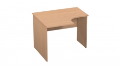 Стол компьютерный угловой Альтерна Р.РС-10 левый Дуб Сонома светлый