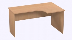 Стол компьютерный угловой Альтерна Р.РС-16 правый Дуб Сонома светлый