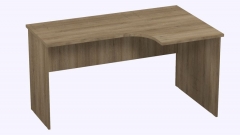 Стол компьютерный угловой Альтерна Р.РС-16 правый Ясень темный