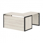 Стол письменный угловой левый Skyland XTEN-QP XQPCT 1415H L Сосна Эдмонт Антрацит