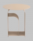 Журнальный столик Stool Group Arwel металл бежевый