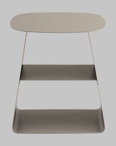 Журнальный столик Stool Group Leyre металл темно-серый