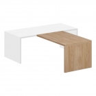 Стол приставной фронтальный брифинг Норден Oliver OL-060-20-07.GN Гикори натуральный