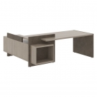 Стол руководителя левый Skyland WOODandSTONE СФ-531201 Дрифтвуд Бетон Чикаго темный