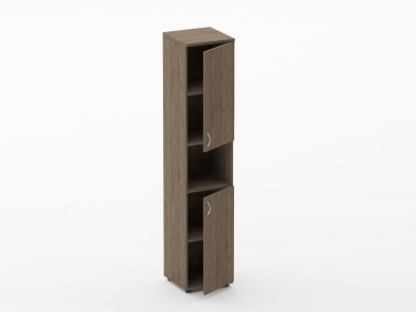 Шкаф высокий закрытый с нишей Персона Грата Twin 16.16.15Пр Дуб Верцаска