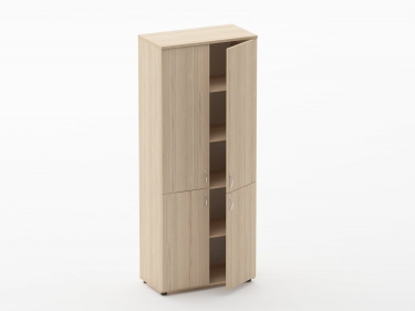 Шкаф высокий закрытый Персона Грата Twin 16.16.101 Туя