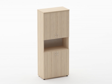 Шкаф высокий закрытый с нишей Персона Грата Twin 16.16.151 Туя