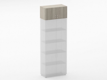 Антресоль Персона Грата Twin 16.13.131 Дуб Сантана светлый