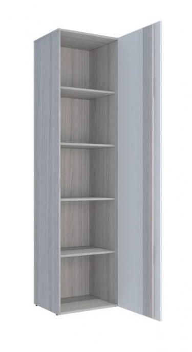 Пенал Стиль Палермо Юниор 02 Ясень шимо светлый Белый глянец