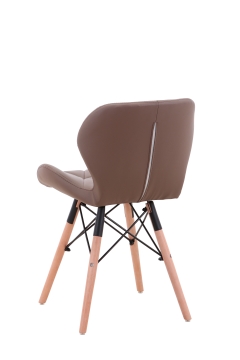 Стул Stool Group Бон экокожа Коричневый