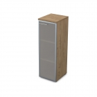 Пенал средний со стеклом правый ALSAV GLOSS LINE 9НП.017.6 Teakwood