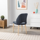 Стул R-home Ledger Diag grey/нат.дуб