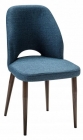 Стул R-home Ledger синий/т. орех
