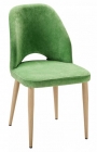 Стул R-home Ledger зеленый/нат.дуб