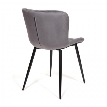 Стул Tetchair QUINCY mod. 8272 / 1 шт. в упаковке металл/ткань, 49х53х84,5 см, серый G-062-40/черный