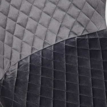 Стул Tetchair QUINCY mod. 8272 / 1 шт. в упаковке металл/ткань, 49х53х84,5 см, серый G-062-40/черный