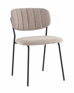 Стул Stool Group Кэрол без подлокотников букле серый