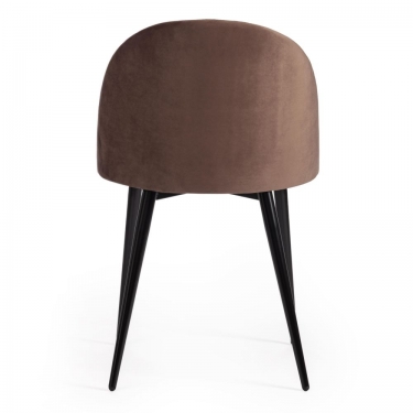 Стул Tetchair MONRO mod. 710 / 1 шт. в упаковке ткань/металл, 56х51х80 см, высота до сиденья 47 см, коричневый barkhat 12/черный