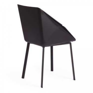 Стул Tetchair GILLIAN mod. 0137017-NI / 1 шт. в упаковке металл/вельвет, 45х52,5х78 см, темно-серый S108 666 SILVER GREY/черный