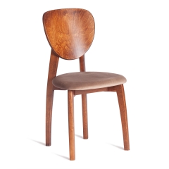Стул Tetchair DIAMANTE мягкое сидение бук, 42x42x85см, коричневый, ткань Tenerife Mocco
