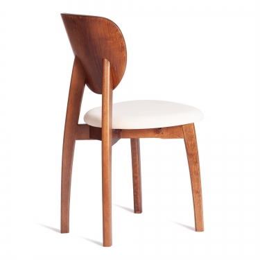 Стул Tetchair DIAMANTE мягкое сидение бук, 42x42x85см, коричневый, ткань Tenerife Cream