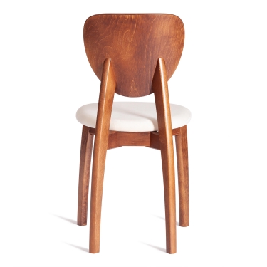 Стул Tetchair DIAMANTE мягкое сидение бук, 42x42x85см, коричневый, ткань Tenerife Cream