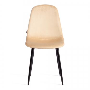 Стул Tetchair BREEZE mod. JSC-58 Велюр/металл , 44 х 53 х 86 см, sandy песочный HLR6 / черный