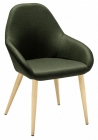 Стул R-home Kent темно-зеленый/нат.дуб