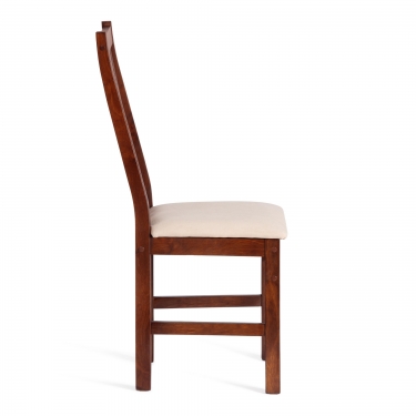 Стул Tetchair SWEDEN комплект NEW, Многослойный березовый шпон, 41х40х99 см, cappuchino/велюр бежевый