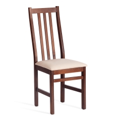 Стул Tetchair SWEDEN комплект NEW, Многослойный березовый шпон, 41х40х99 см, cappuchino/велюр бежевый