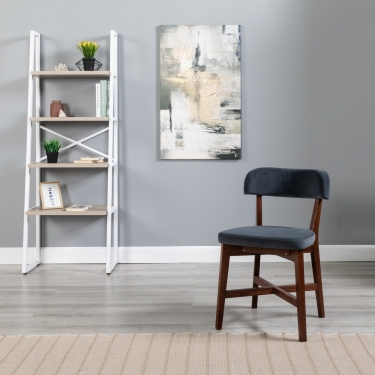 Стул R-home Frank Pro Diag Grey/Темный орех