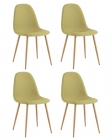 Комплект из четырех стульев Stool Group Валенсия SN салатовый 4 шт
